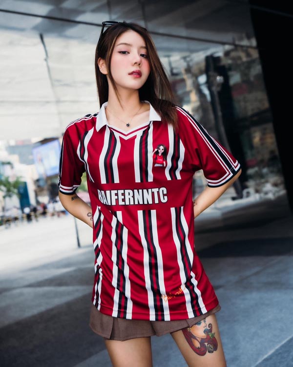 Baiifernntc เน็ตไอดอล ใบเฟิร์น ณัฐฌา แฟนบอล แมนยู น่ารัก เซ็กซี่ 18+ 25