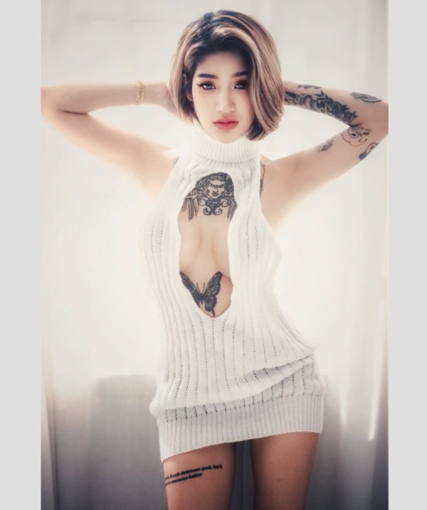 Mint Kullanan แจกวาร์ป มิ้น โอลี่แฟน สาวแซ่บ ลุกเท่ย์ รอยสักสวย อกบึ้ม 30