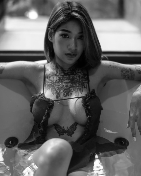 Mint Kullanan แจกวาร์ป มิ้น โอลี่แฟน สาวแซ่บ ลุกเท่ย์ รอยสักสวย อกบึ้ม 35