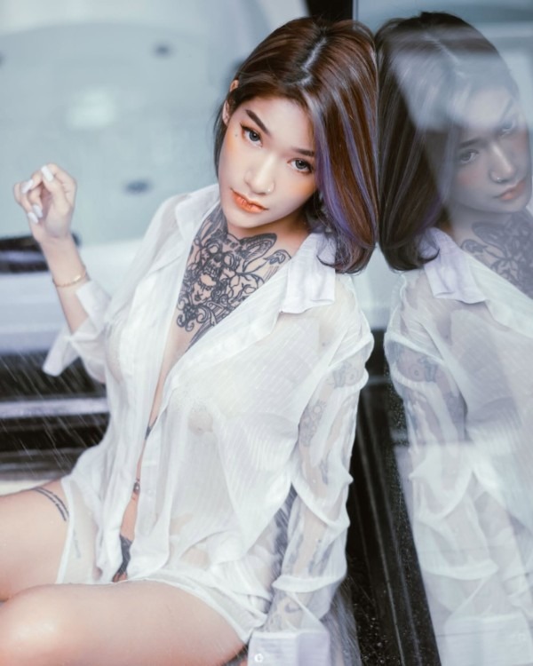Mint Kullanan แจกวาร์ป มิ้น โอลี่แฟน สาวแซ่บ ลุกเท่ย์ รอยสักสวย อกบึ้ม 37